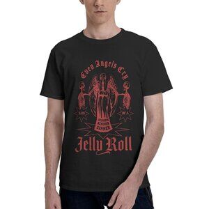 Jelly Roll Even Angels Cry Country Rock Music Fan T-Shirt 81